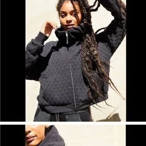 EUC free People Hibernatin' Hoodie in Black Medium